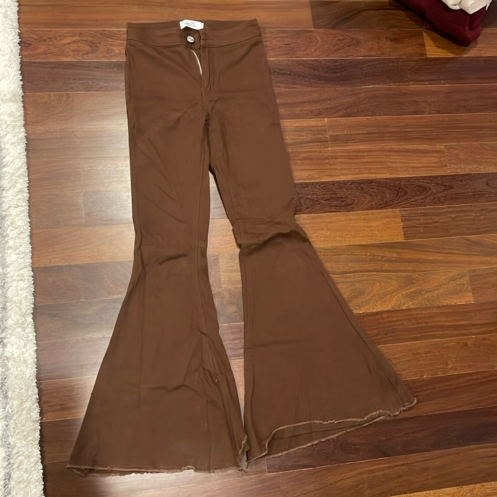 Rue 21 flare pants brown size 1